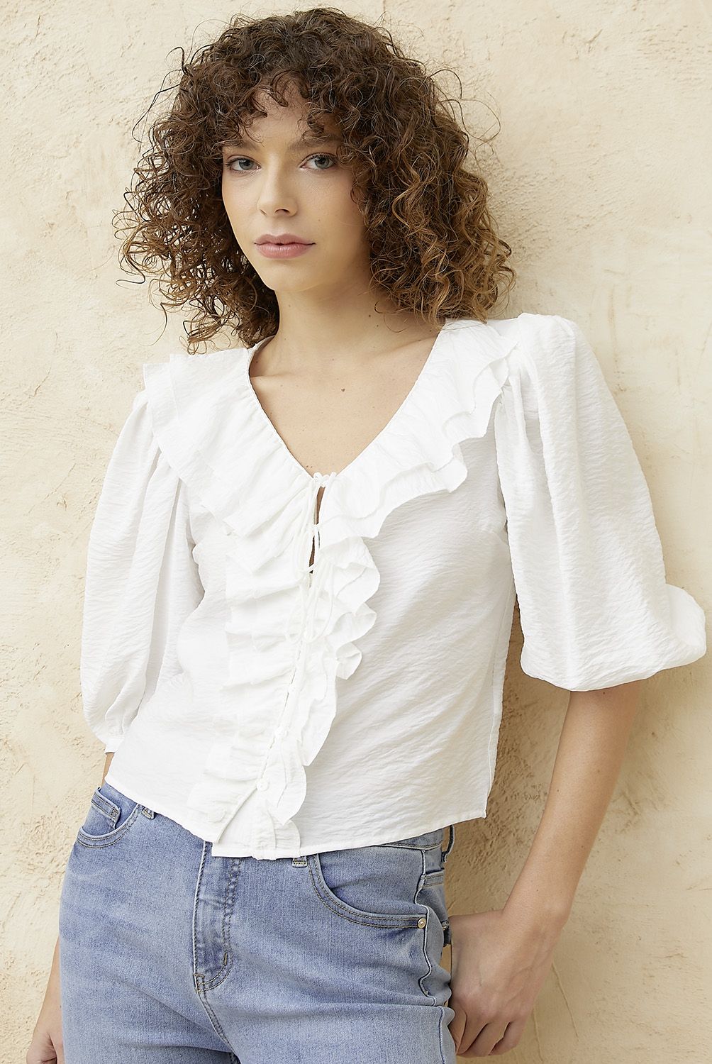 BASEMENT - Blusa Manga Corta Mujer Basement