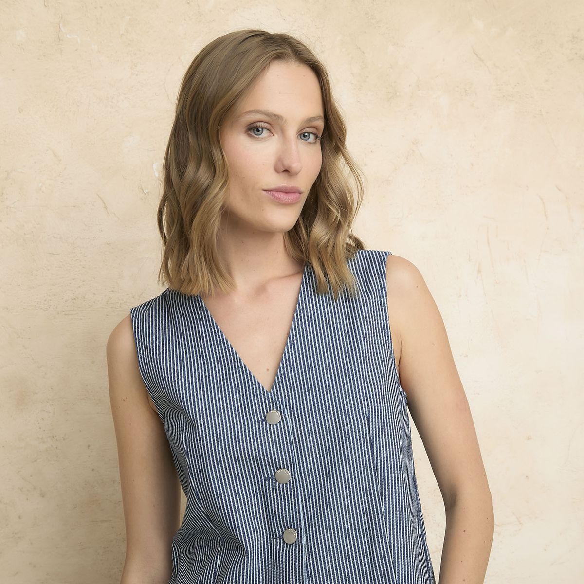 BASEMENT - Vest Algodón Mujer Basement