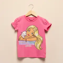 BARBIE - Polera Algodón Niña