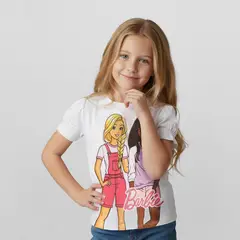 BARBIE - Polera Algodón Niña