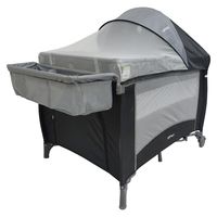 Cuna Corral Pack And Play Lima Con Accesorios Negro