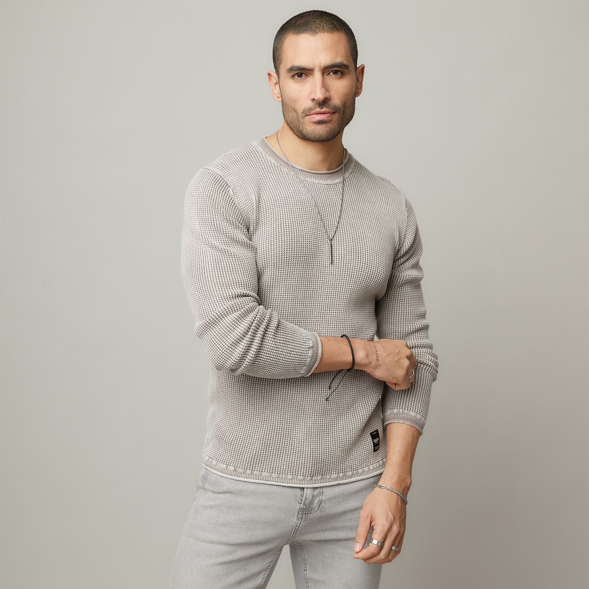 MOSSIMO - Sweater Manga Larga Hombre Mossimo