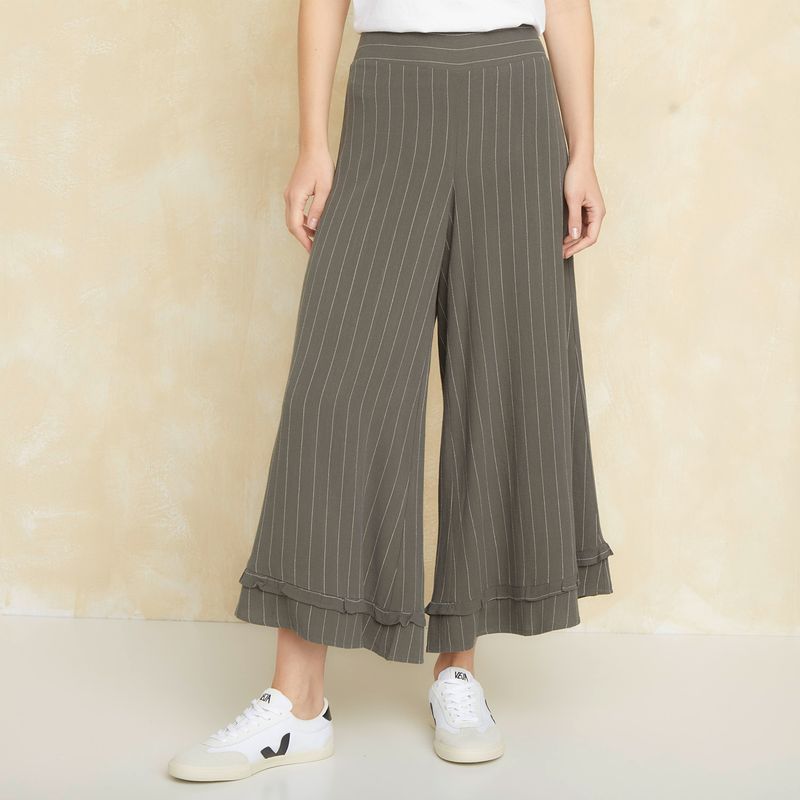 UNIVERSITY CLUB - Pantalón Flare Tiro Alto Mujer University Club