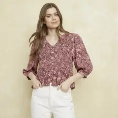 UNIVERSITY CLUB - Blusa Manga Larga Mujer