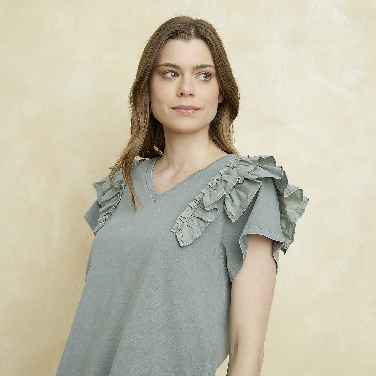 UNIVERSITY CLUB - Polera Manga Corta Algodón Mujer University Club