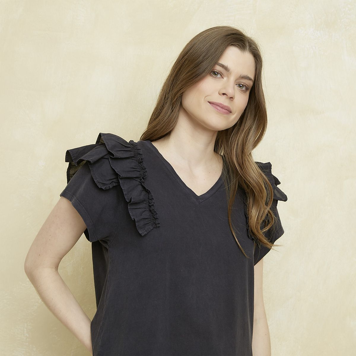 UNIVERSITY CLUB - Polera Manga Corta Algodón Mujer University Club