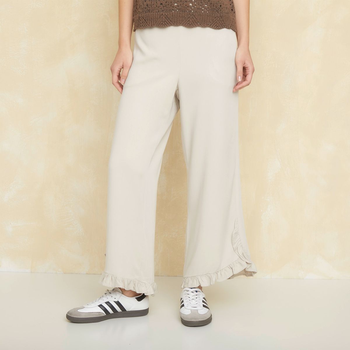 UNIVERSITY CLUB - Pantalón Flare Tiro Alto Mujer University Club