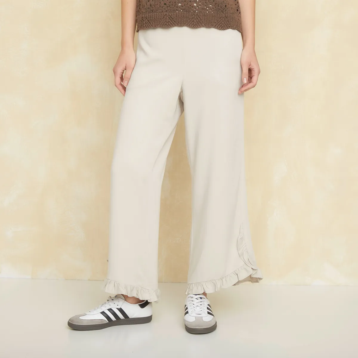 UNIVERSITY CLUB - Pantalón Flare Tiro Alto Mujer University Club