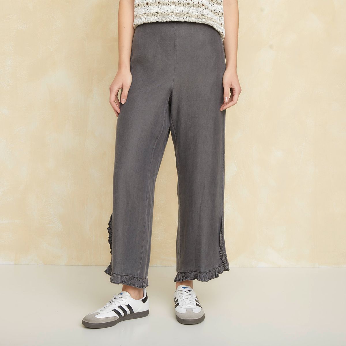 UNIVERSITY CLUB - Pantalón Flare Tiro Alto Mujer University Club