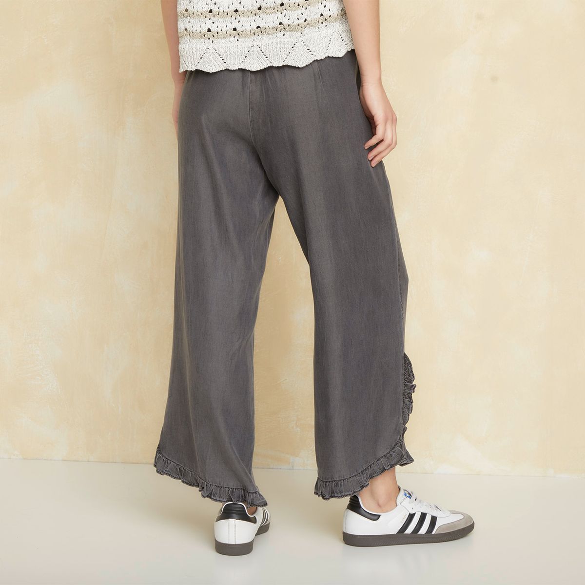 UNIVERSITY CLUB - Pantalón Flare Tiro Alto Mujer University Club