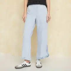 UNIVERSITY CLUB - Pantalón Flare Tiro Alto Mujer