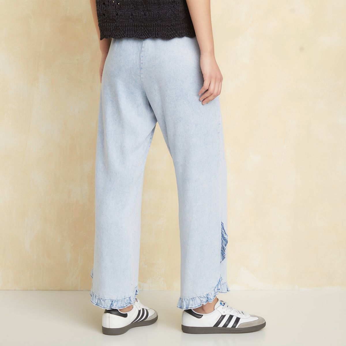 UNIVERSITY CLUB - Pantalón Flare Tiro Alto Mujer University Club