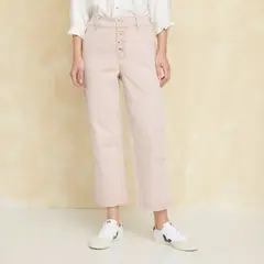UNIVERSITY CLUB - Pantalón Regular Tiro Alto Mujer