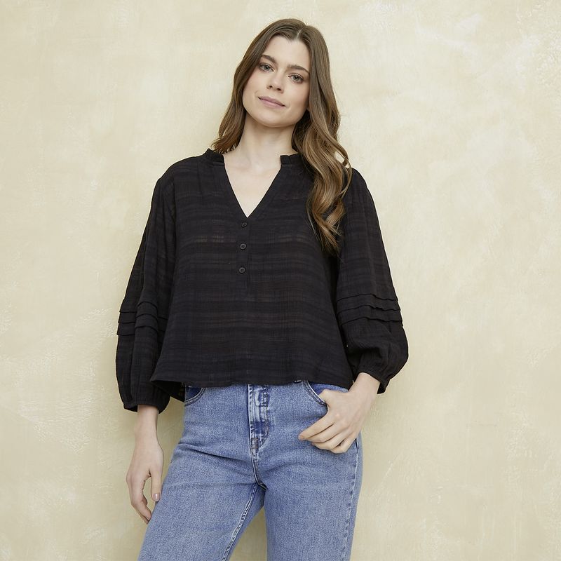 UNIVERSITY CLUB - Blusa Manga Larga Mujer University Club