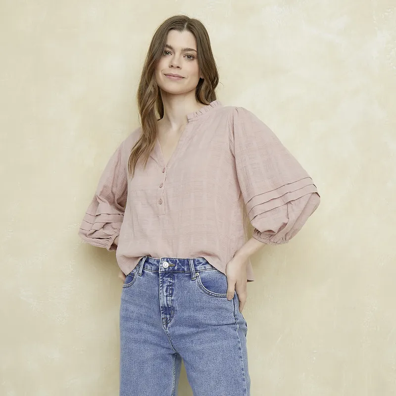 UNIVERSITY CLUB - Blusa Manga Larga Mujer University Club
