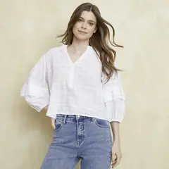 UNIVERSITY CLUB - Blusa Manga Larga Mujer