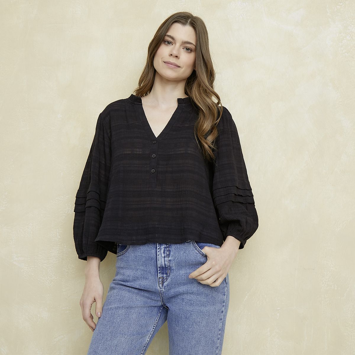 UNIVERSITY CLUB - Blusa Manga Larga Mujer University Club