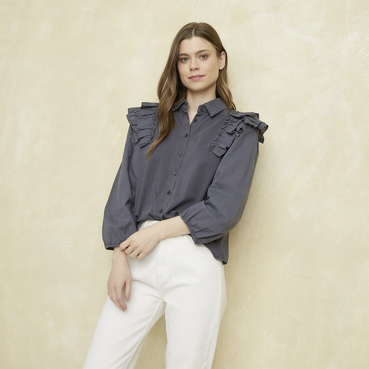 UNIVERSITY CLUB - Polera Manga Larga Algodón Mujer University Club