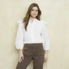 UNIVERSITY CLUB - Polera Manga Larga Algodón Mujer