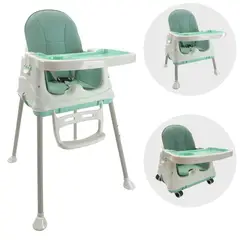 PRIORI - Silla Comer 4 En 1 Yaris Turquesa