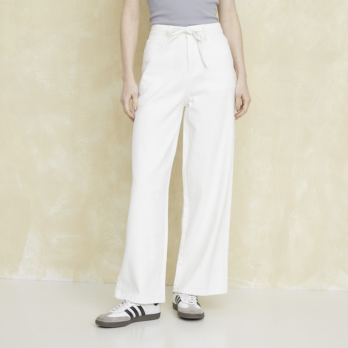 UNIVERSITY CLUB - Pantalón Recto Tiro Alto Mujer University Club