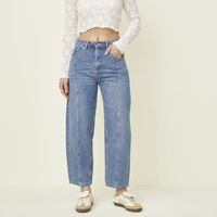 Jeans Balloon Tiro Bajo Mujer