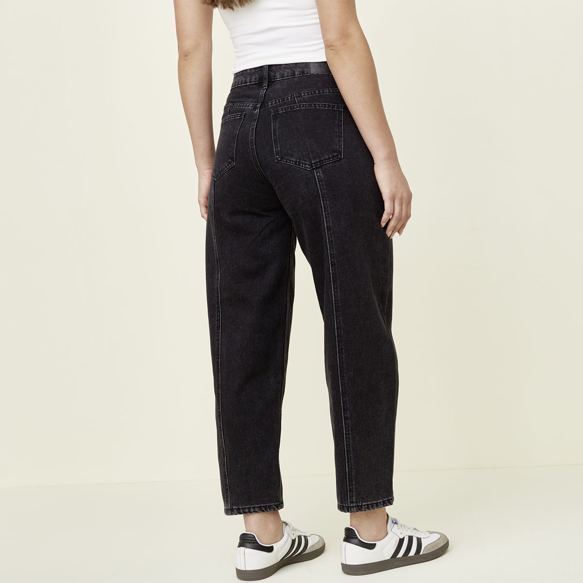 SYBILLA - Jeans Balloon Tiro Bajo Mujer Sybilla