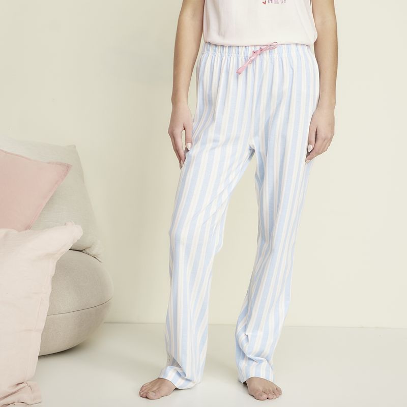 SYBILLA - Pantalón de Pijama Algodón Mujer Sybilla