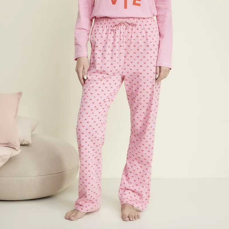 SYBILLA - Pantalón de Pijama Algodón Mujer Sybilla