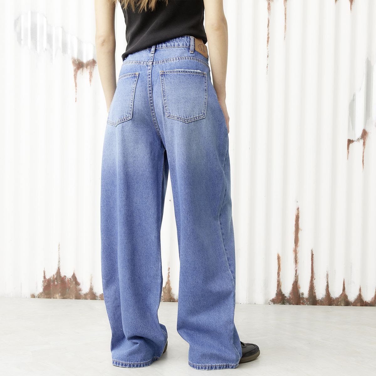 AMERICANINO - Jeans Mujer Baggy Tiro Bajo Americanino