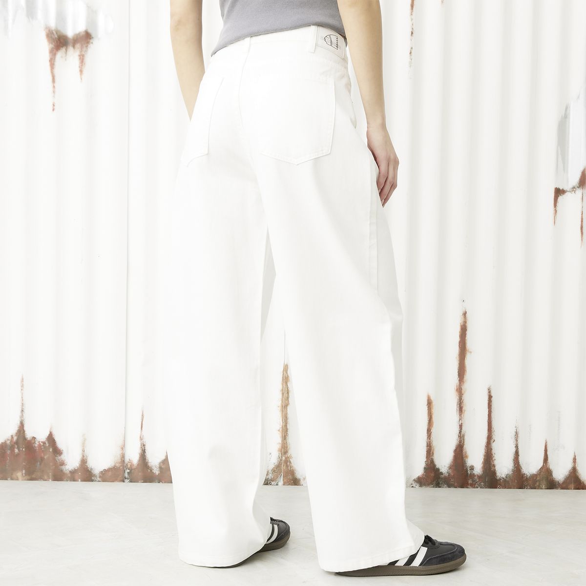 AMERICANINO - Jeans Baggy Tiro Bajo Mujer Americanino