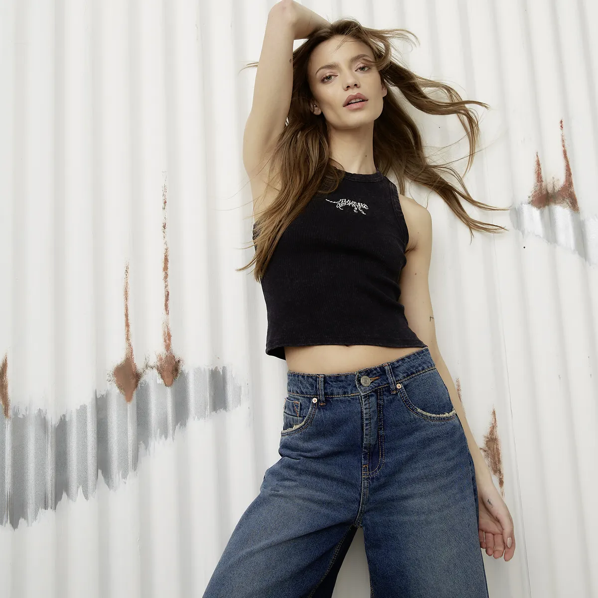 AMERICANINO - Peto Sin Mangas Algodón Mujer Americanino