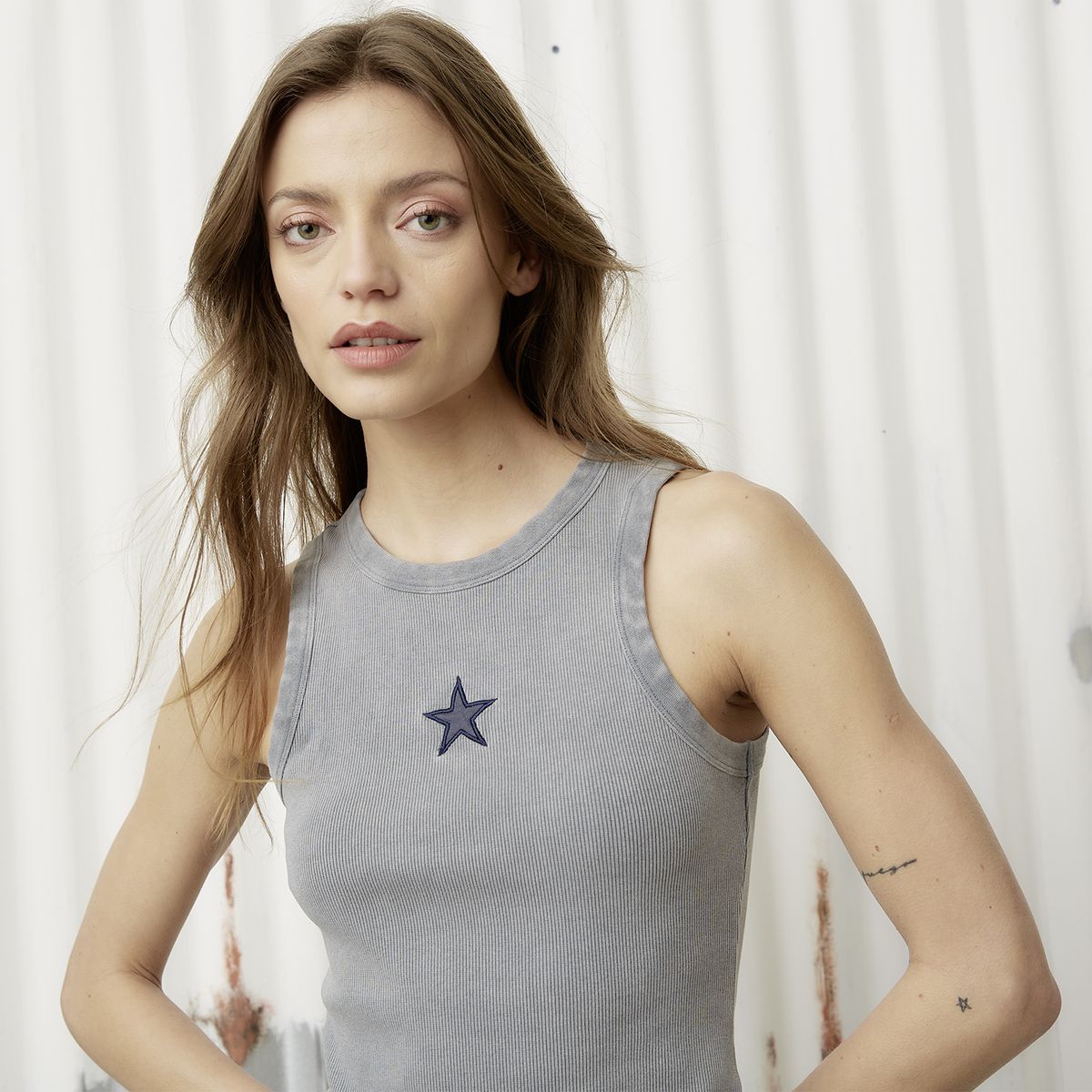 AMERICANINO - Peto Sin Mangas Algodón Mujer Americanino