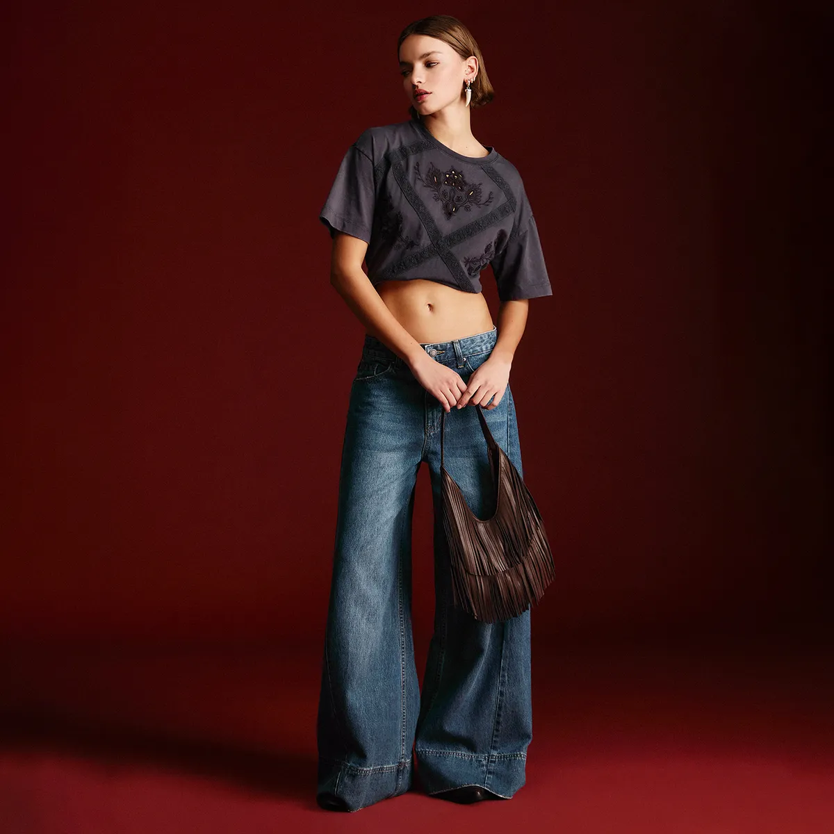 AMERICANINO - Polera Manga Corta Algodón Mujer Americanino