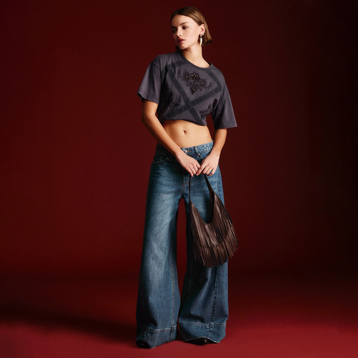 AMERICANINO - Polera Manga Corta Algodón Mujer Americanino