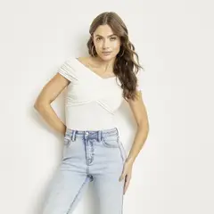 MOSSIMO - Polera Manga Corta Mujer