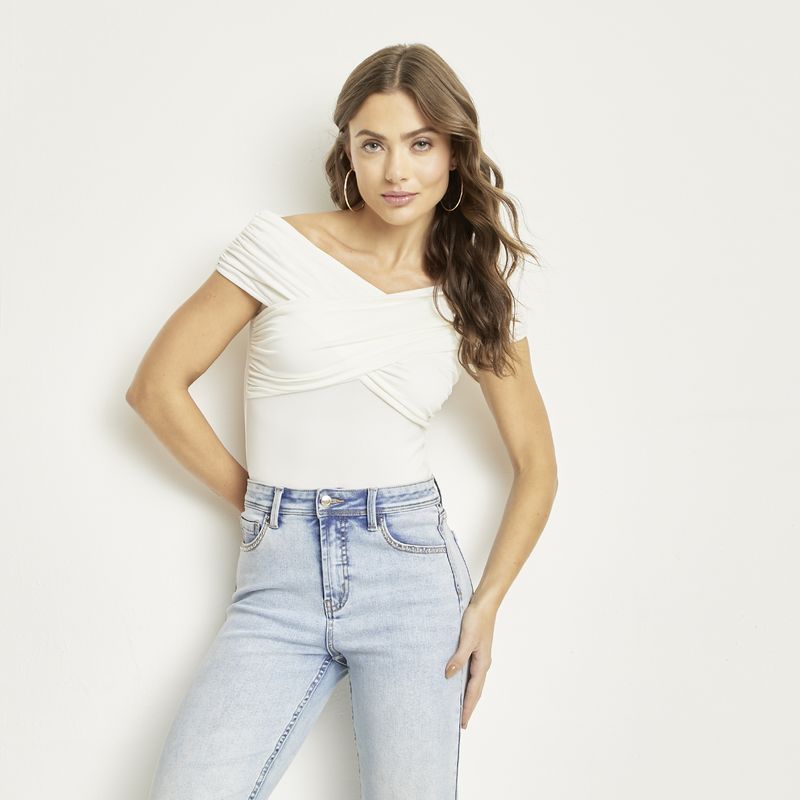 MOSSIMO - Polera Manga Corta Mujer Mossimo