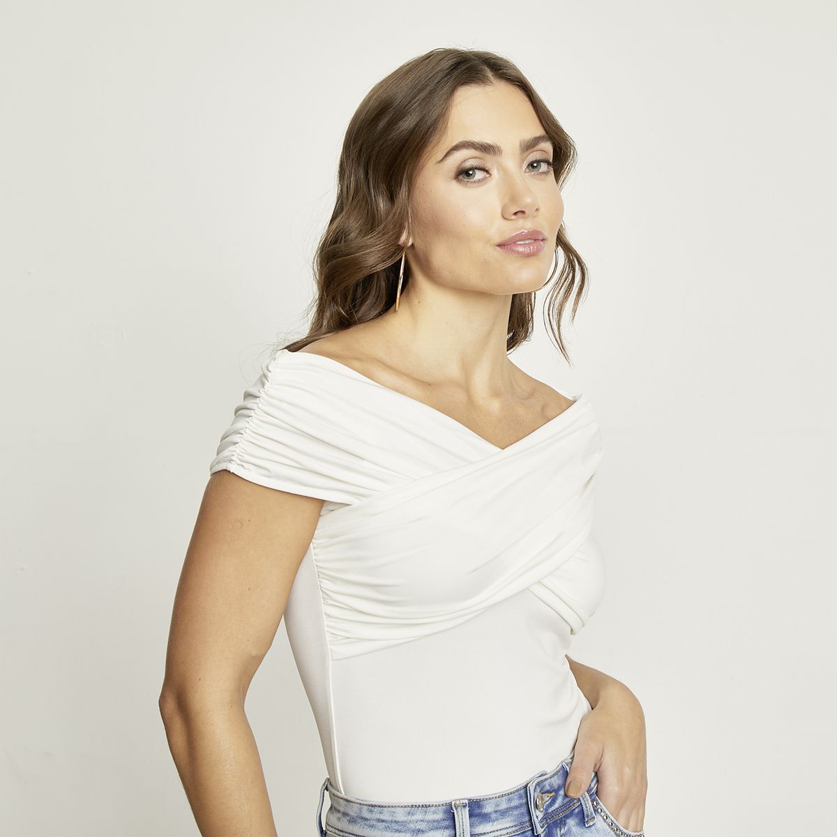 MOSSIMO - Polera Manga Corta Mujer Mossimo