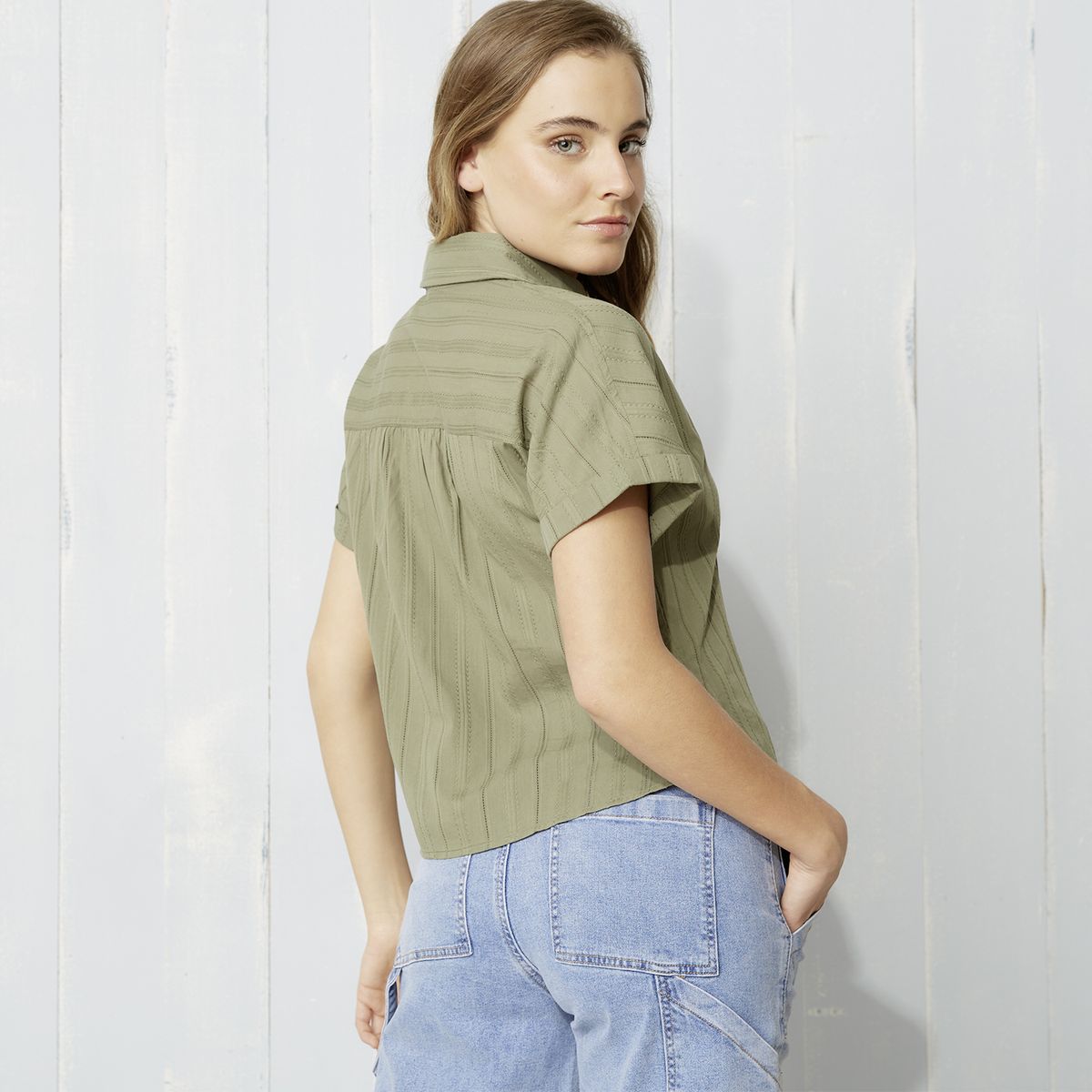 DOO AUSTRALIA - Blusa Lisa Manga Corta Mujer Doo Australia