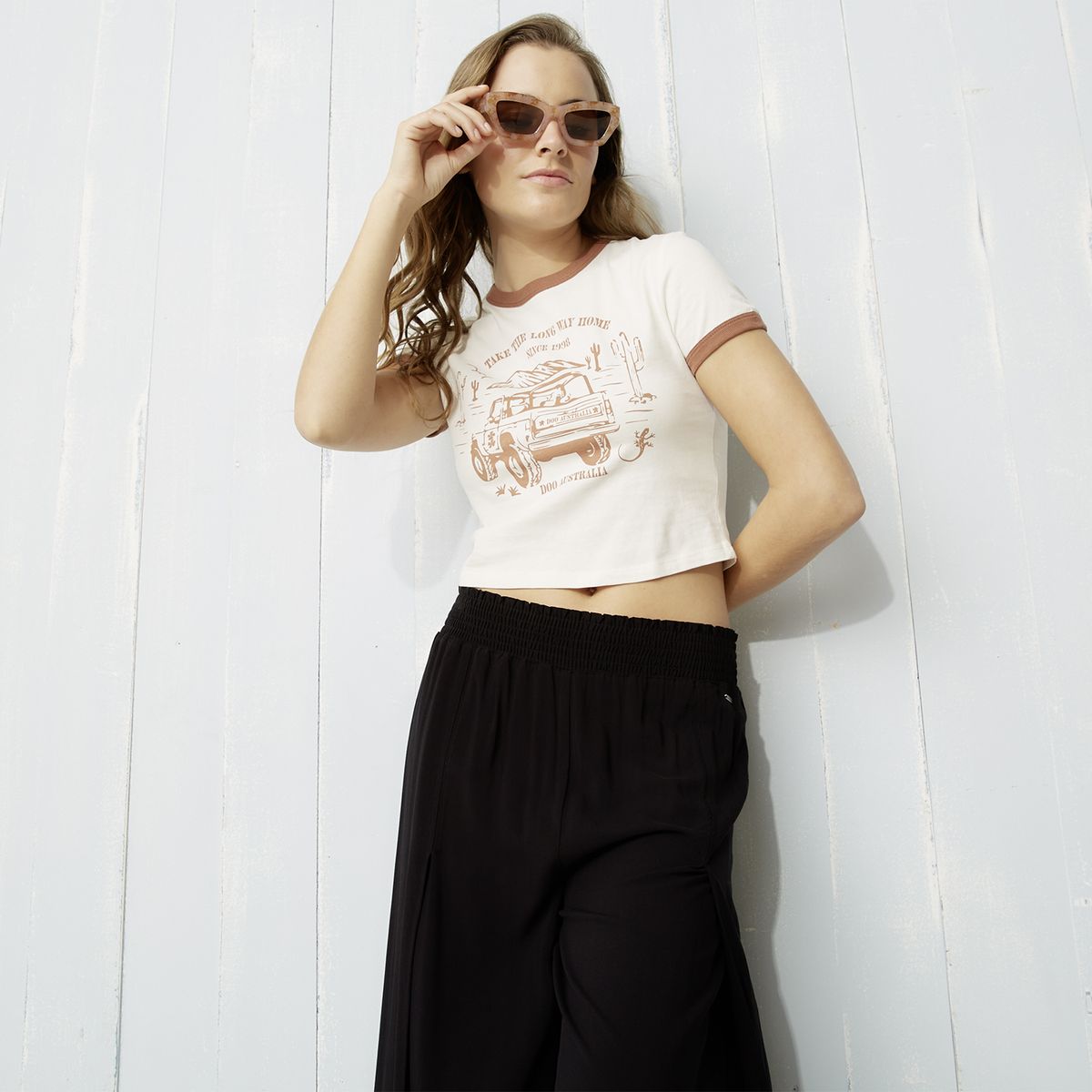 DOO AUSTRALIA - Polera Estampada Mujer Doo Australia