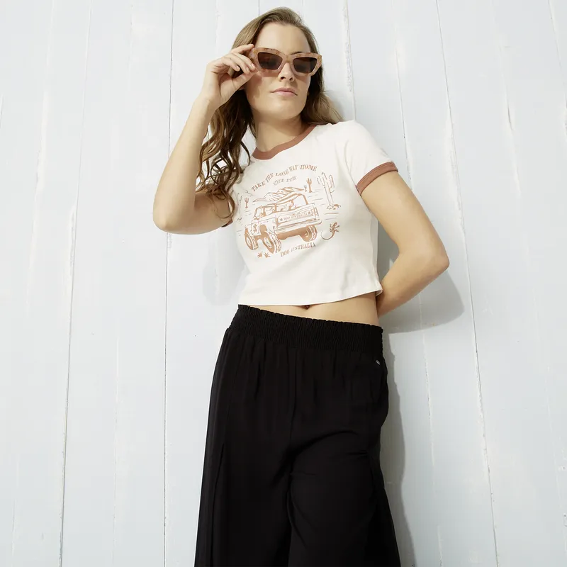 DOO AUSTRALIA - Polera Estampada Mujer Doo Australia