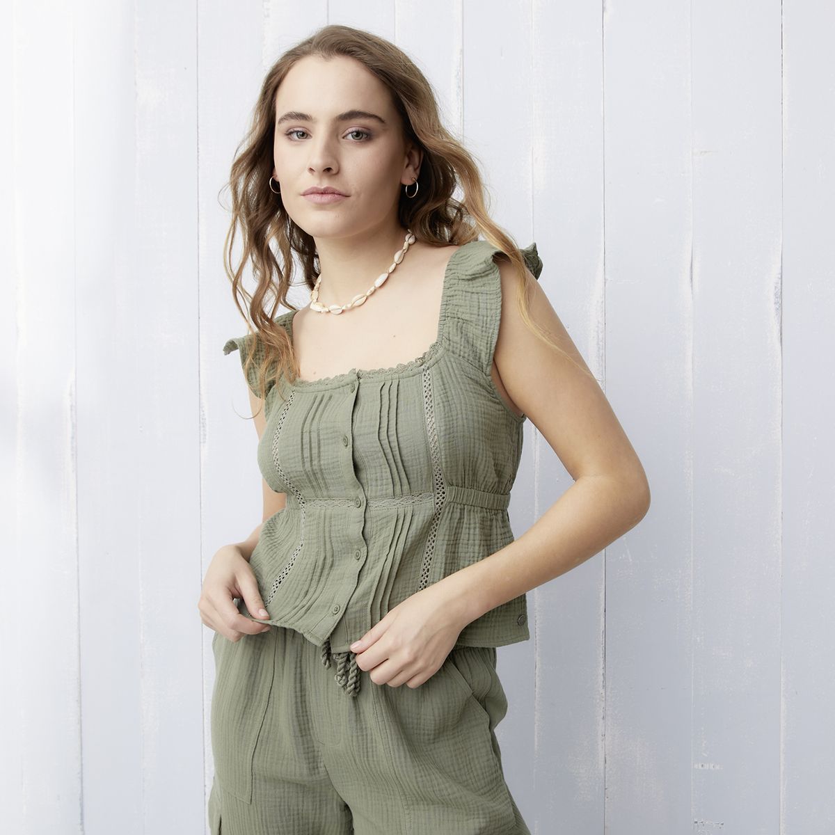 DOO AUSTRALIA - Blusa Lisa Manga Larga Mujer Doo Australia