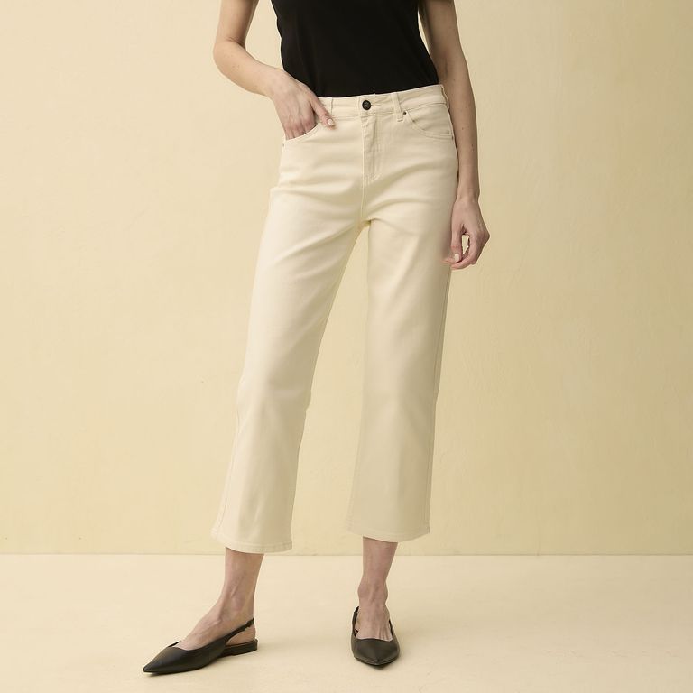Jeans Tiro Alto Mujer