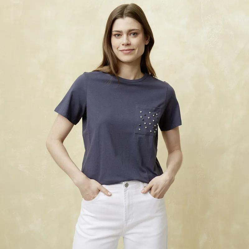 UNIVERSITY CLUB - Polera Manga Corta Mujer University Club