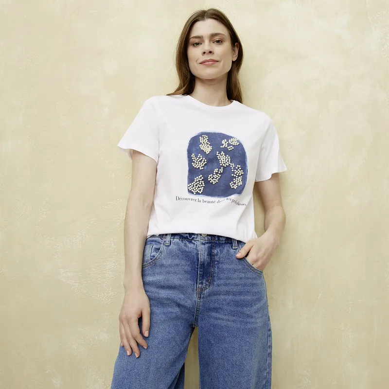 UNIVERSITY CLUB - Polera Manga Corta Mujer University Club