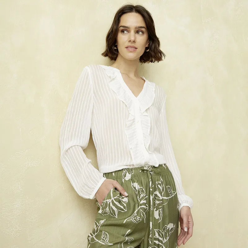 UNIVERSITY CLUB - Blusa Manga Larga Mujer University Club