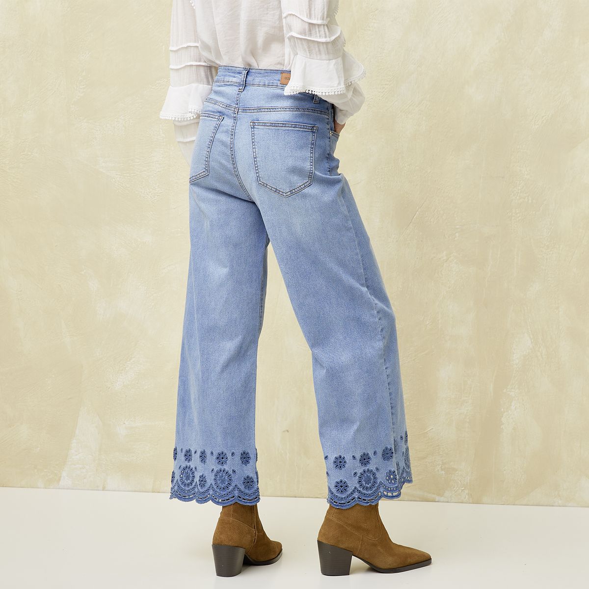 UNIVERSITY CLUB - Jeans Culotte Mujer University Club