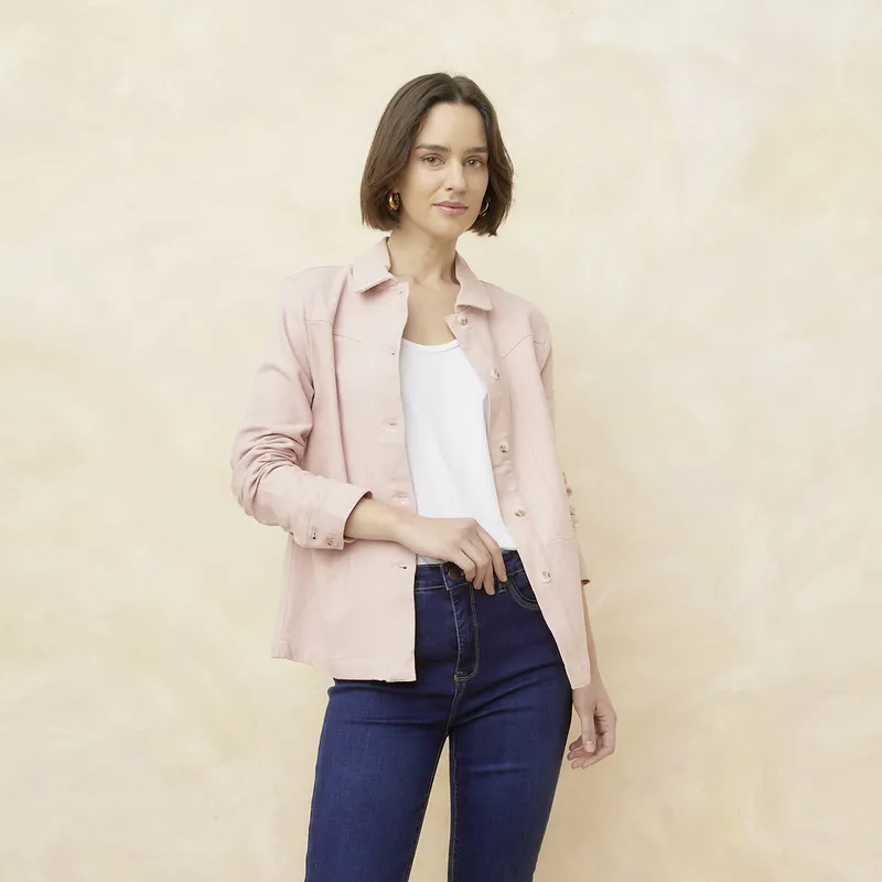 ELLE - Chaqueta Algodón Mujer Elle