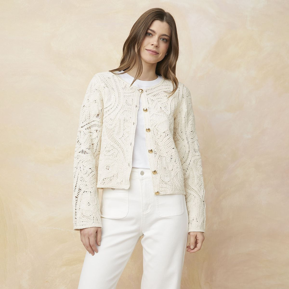 ELLE - Chaleco Algodón Mujer Elle