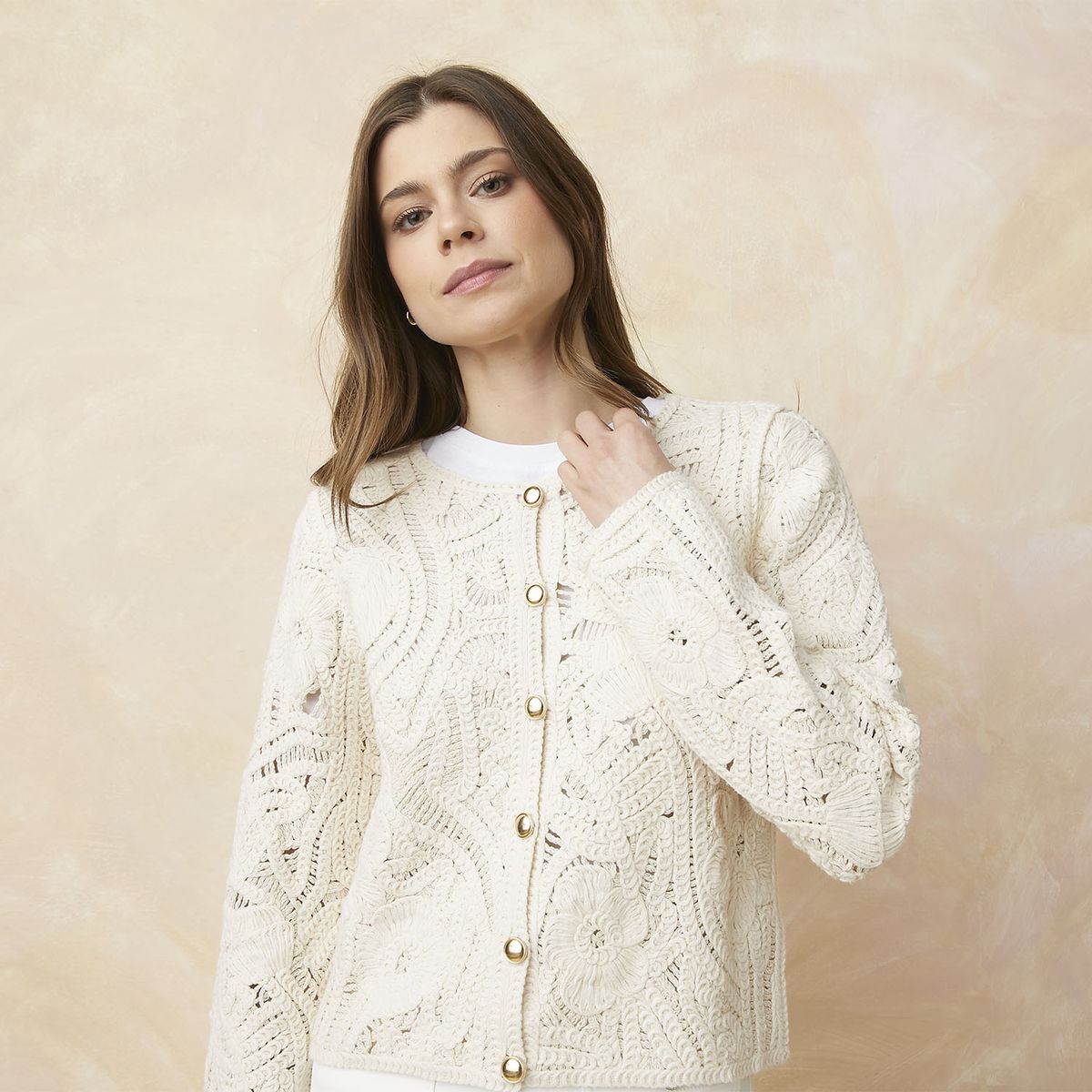 ELLE - Chaleco Algodón Mujer Elle